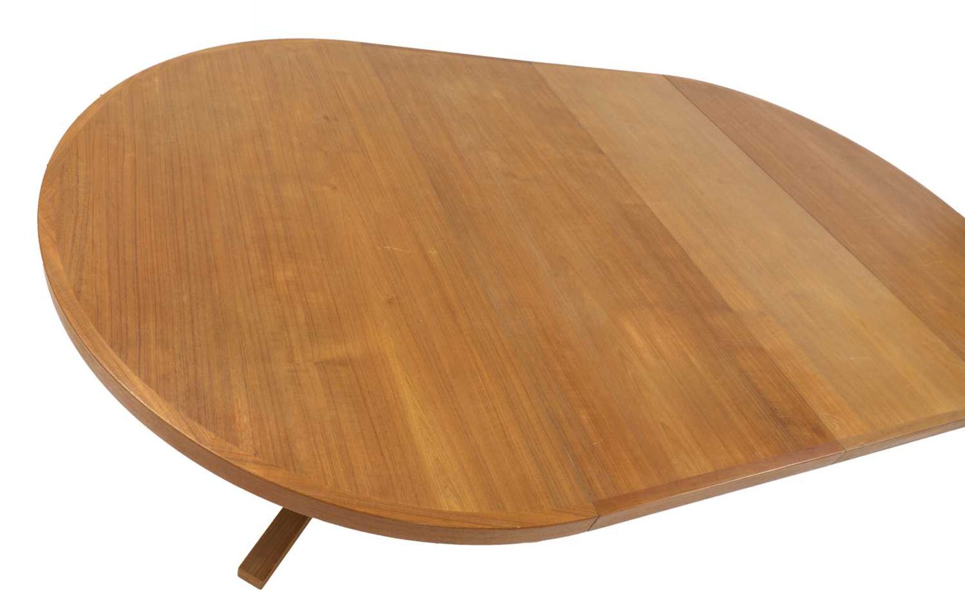 A Danish teak circular dining table, - Bild 2 aus 7