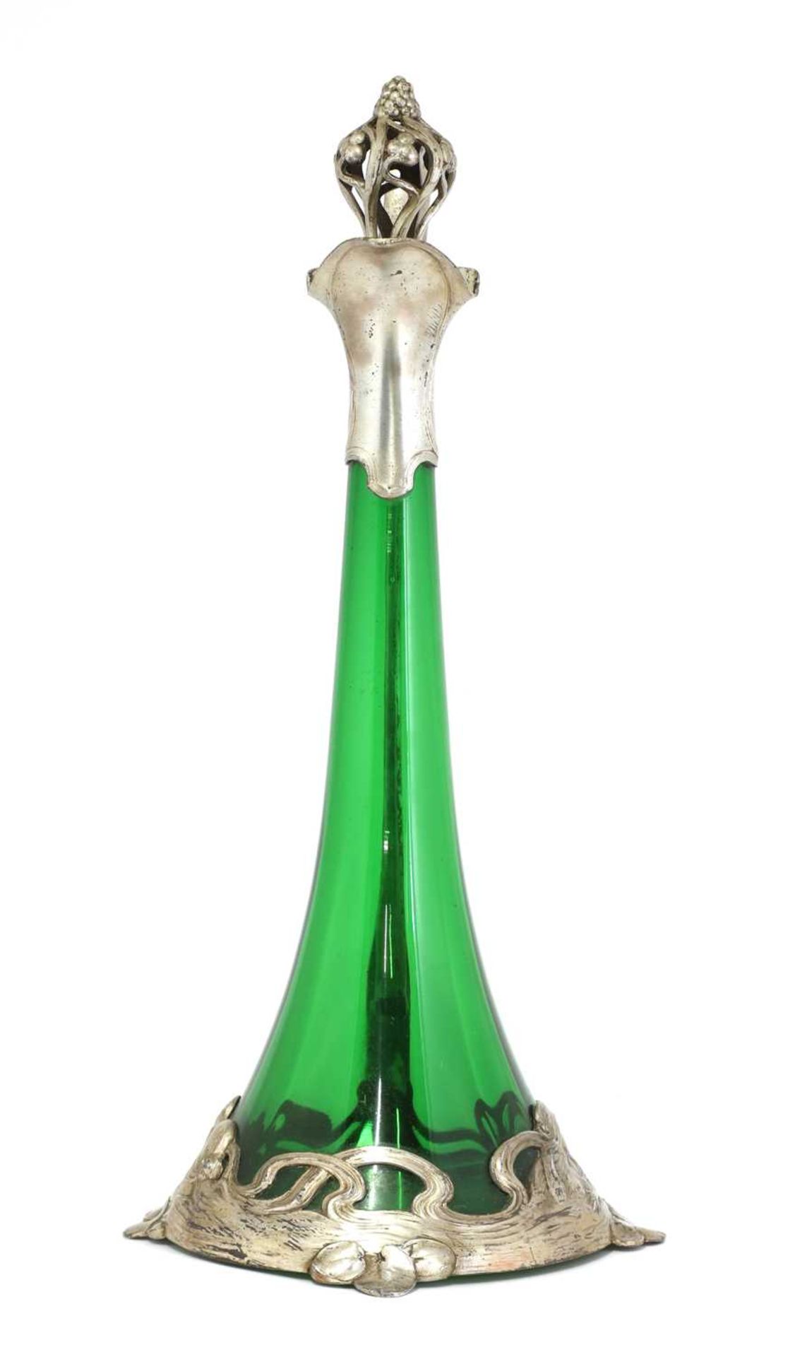 An Art Nouveau WMF claret jug and stopper, - Bild 2 aus 7