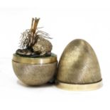 A silver-gilt and enamel 'Surprise' egg,