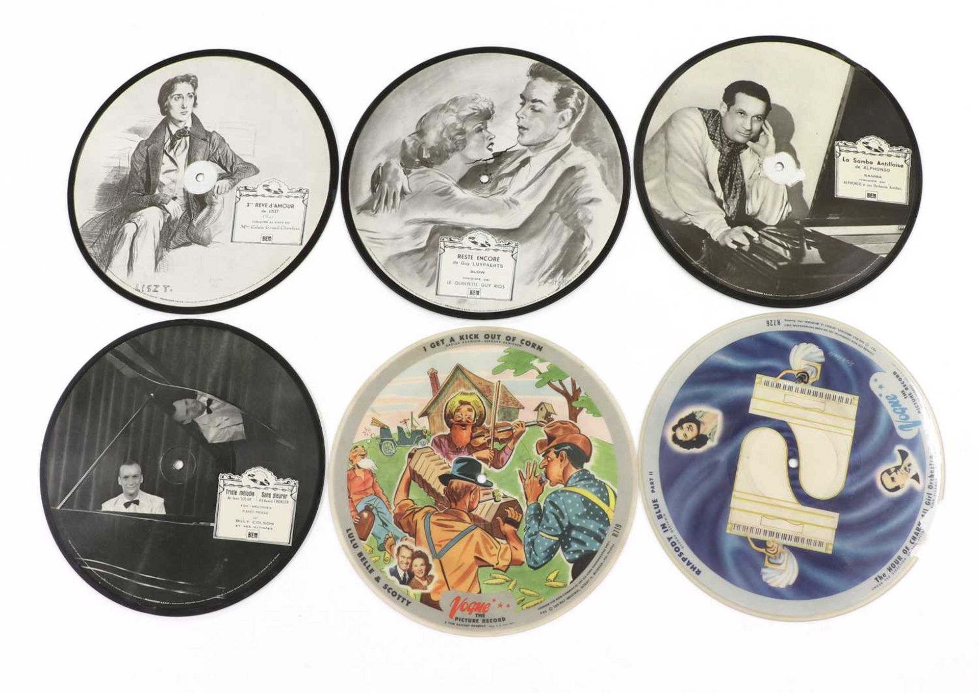 A group of sixteen early picture disc records, - Image 2 of 6