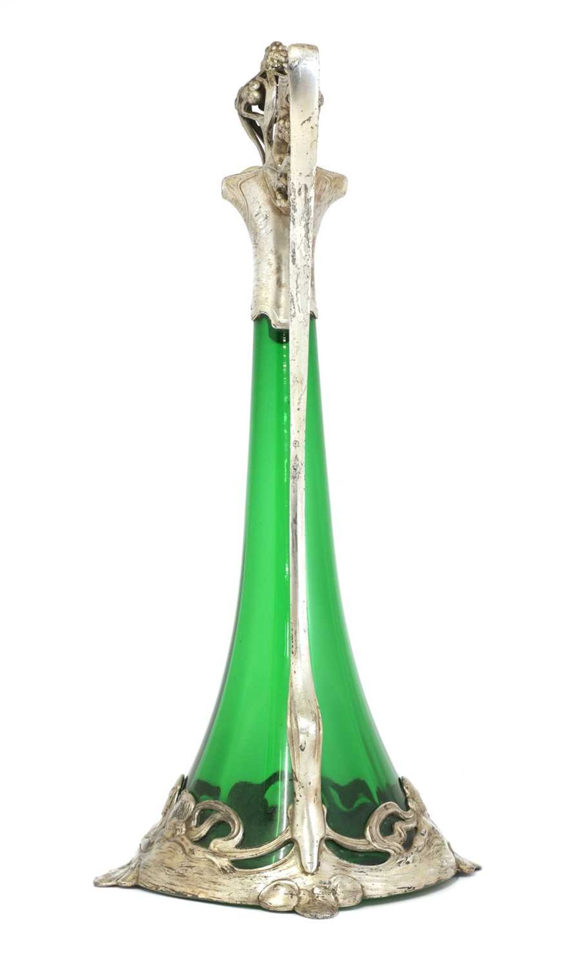 An Art Nouveau WMF claret jug and stopper, - Bild 4 aus 7