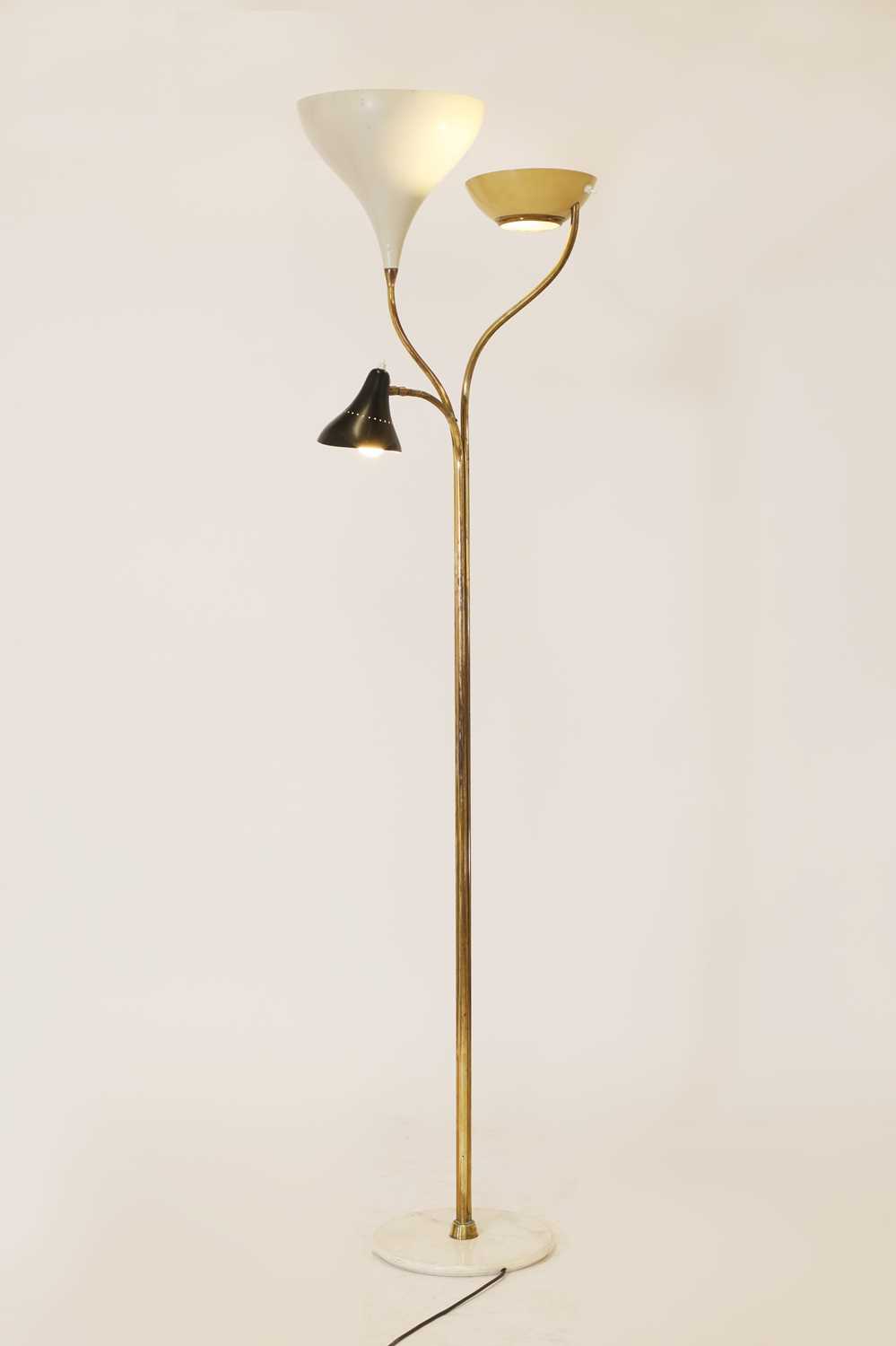 An Italian modernist standard lamp, - Image 2 of 2