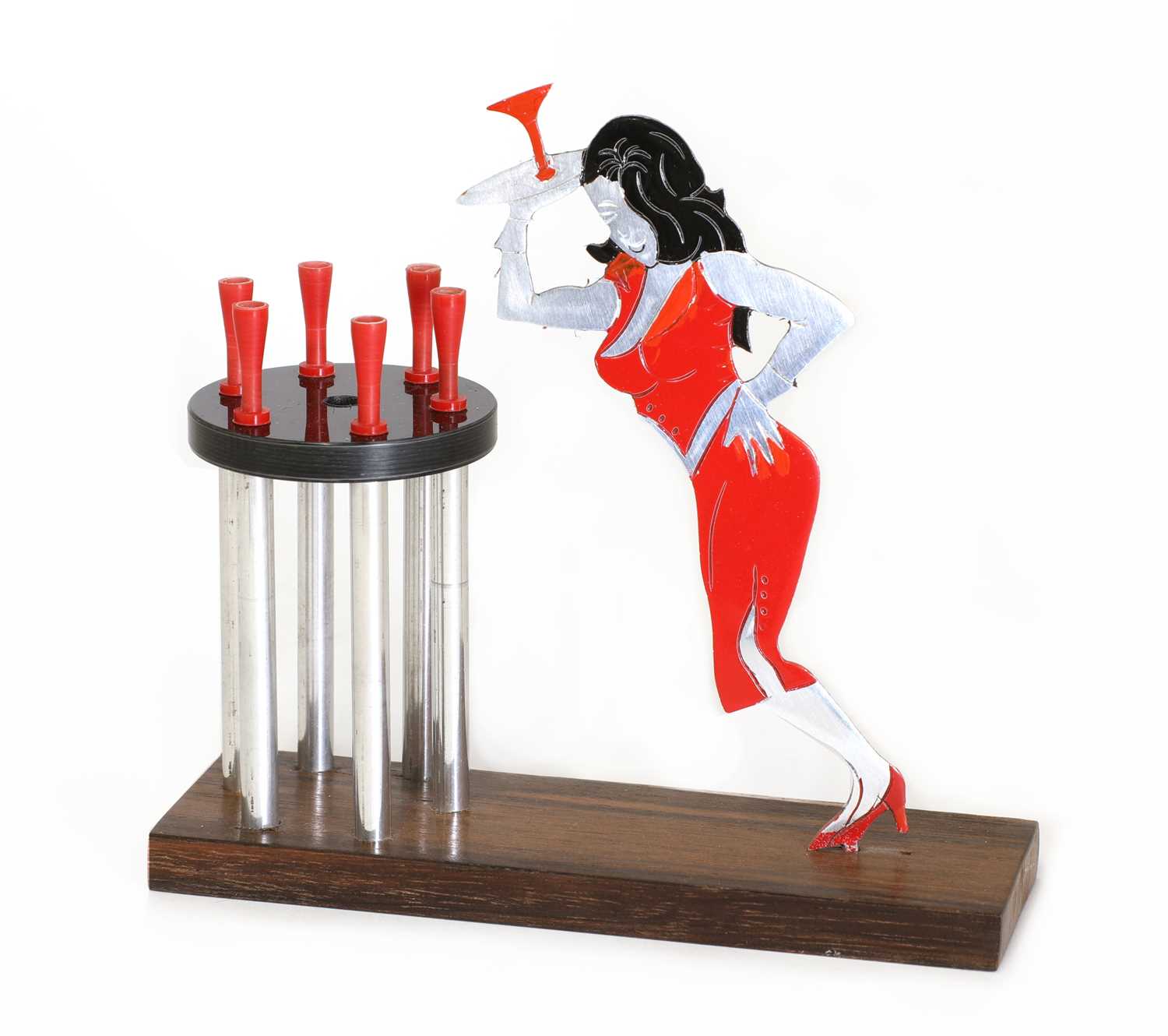 A French 'barmaid' cocktail set,