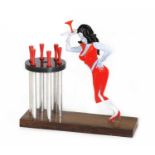 A French 'barmaid' cocktail set,
