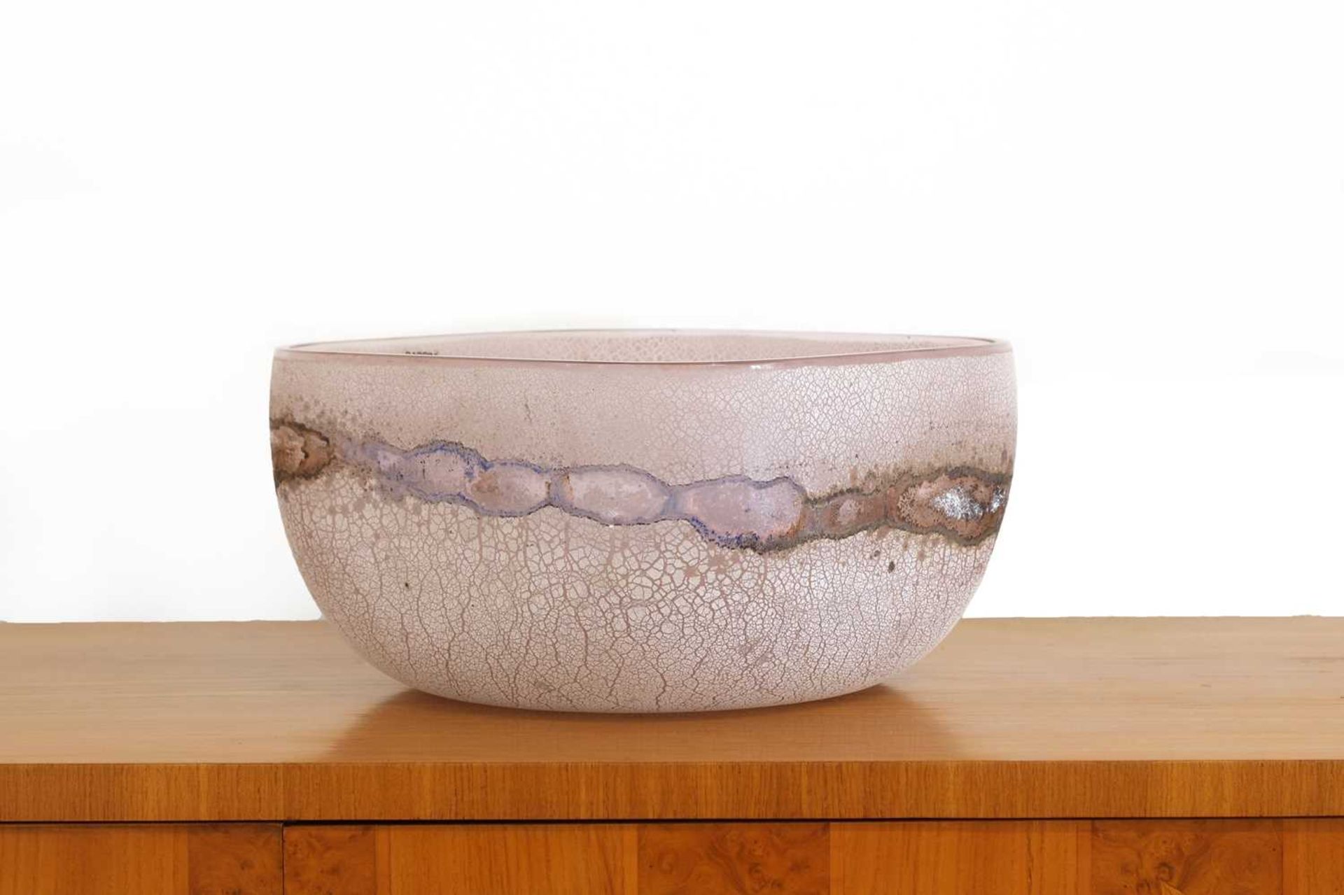 A Murano 'Scavo' glass bowl,