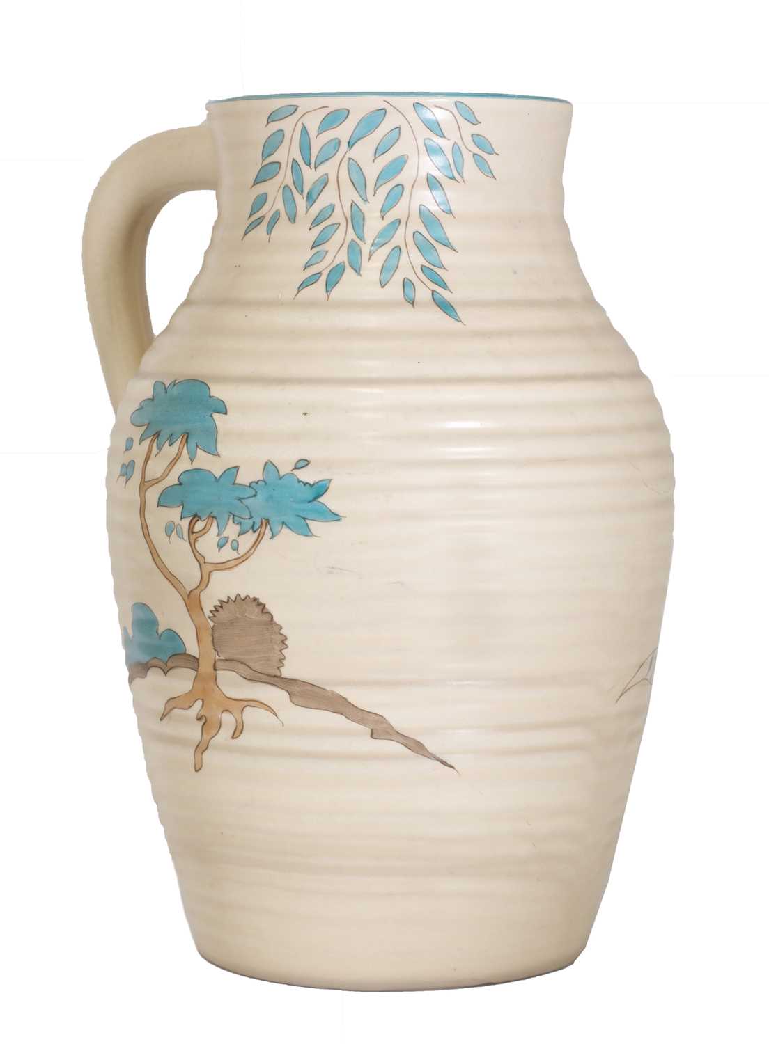 A Clarice Cliff 'Mowcop' Lotus jug, - Image 2 of 3