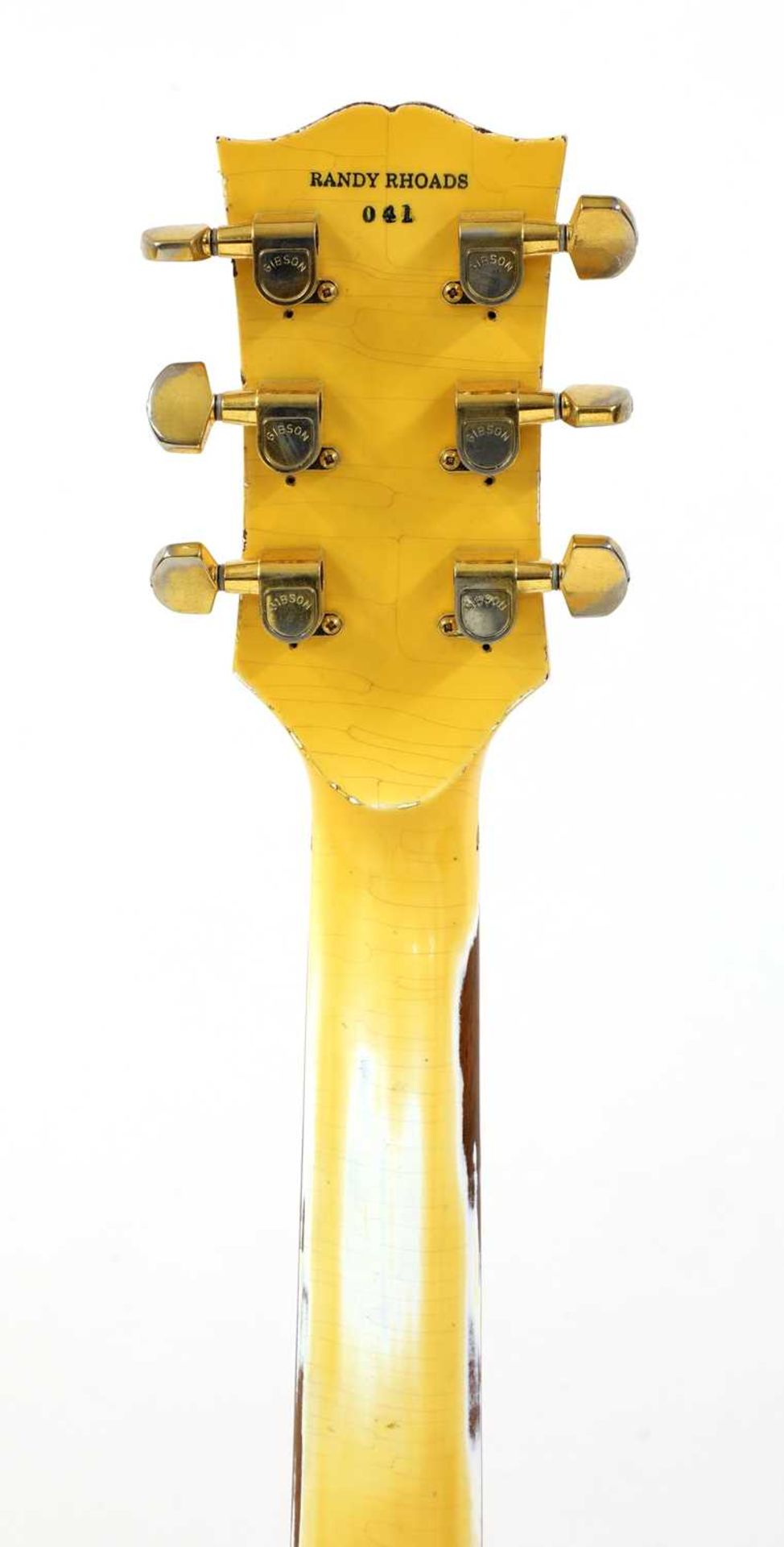 A 2010 Gibson Custom Shop Randy Rhodes '74 Les Paul Custom electric guitar, - Image 6 of 7