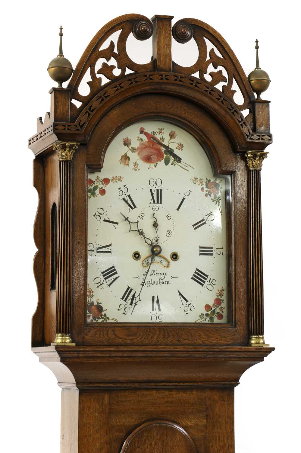 A George III oak longcase clock, - Image 2 of 7