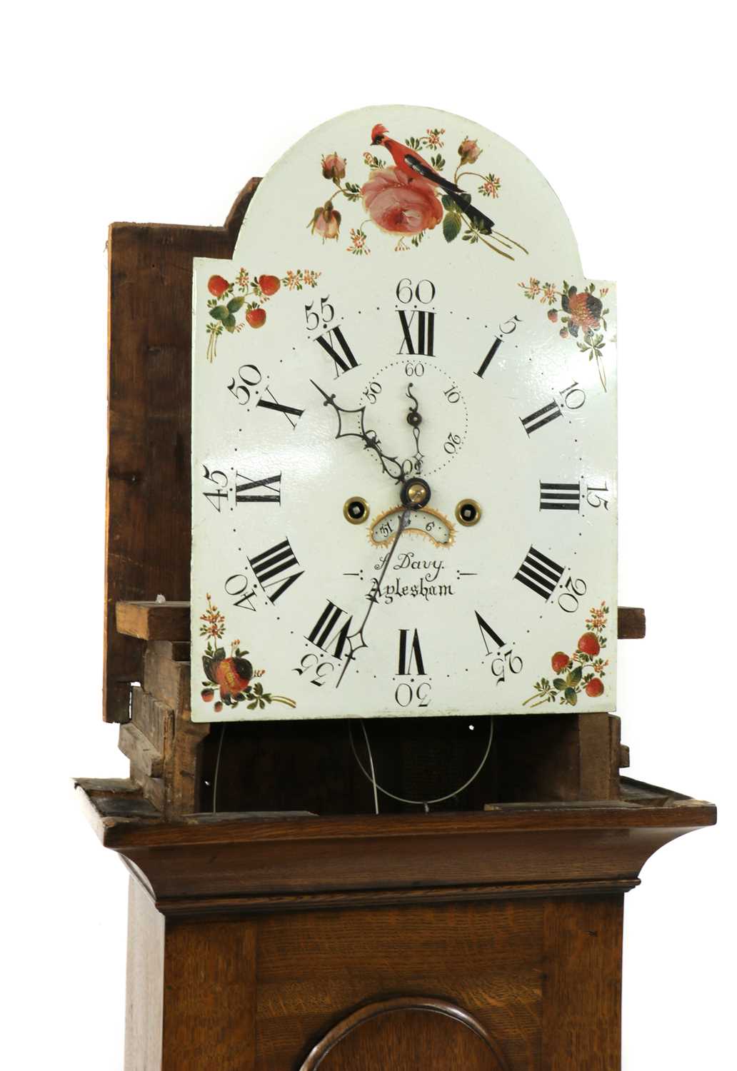 A George III oak longcase clock, - Image 3 of 7