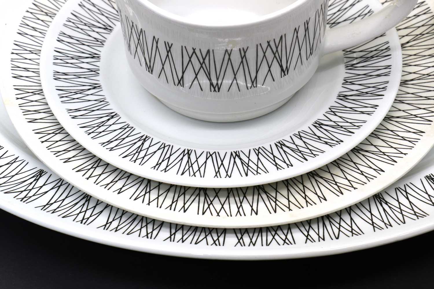 A Midwinter 'Graphic' tea, coffee and dinner service, - Image 3 of 6