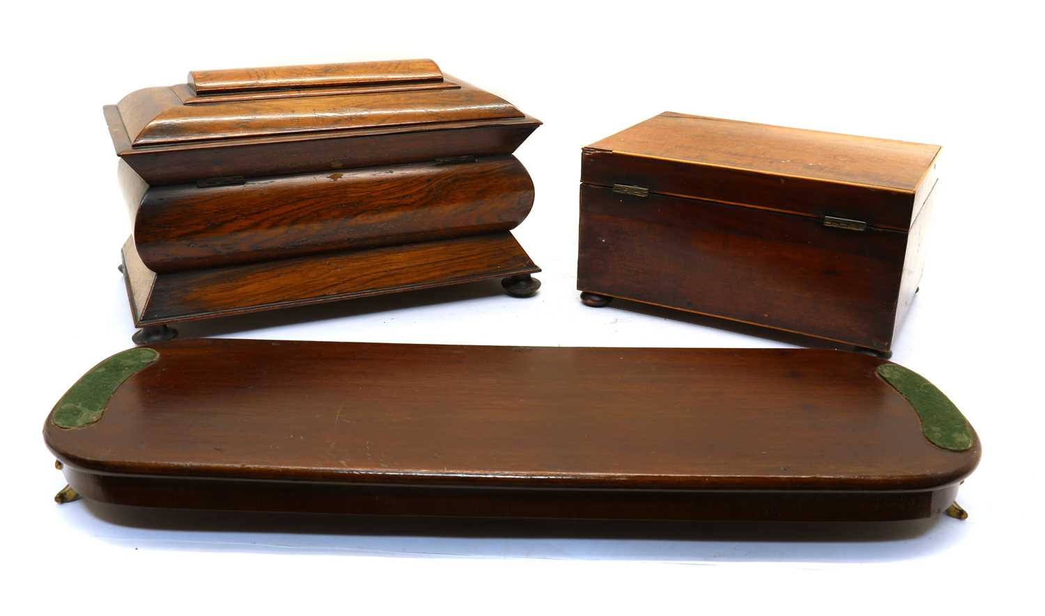 A 19th century rosewood tea caddy - Bild 2 aus 4