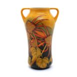 A Moorcroft pottery limited edition twin handled vase,