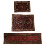 Two Persian design rugs,