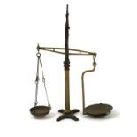 A Victorian balance scale,