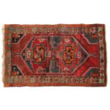 A Hamadan wool rug