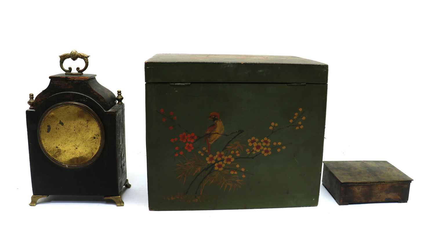 A Chinoiserie decorated mantel clock - Image 2 of 2