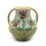 A James Macintyre & Co. Florian Ware twin-handled vase