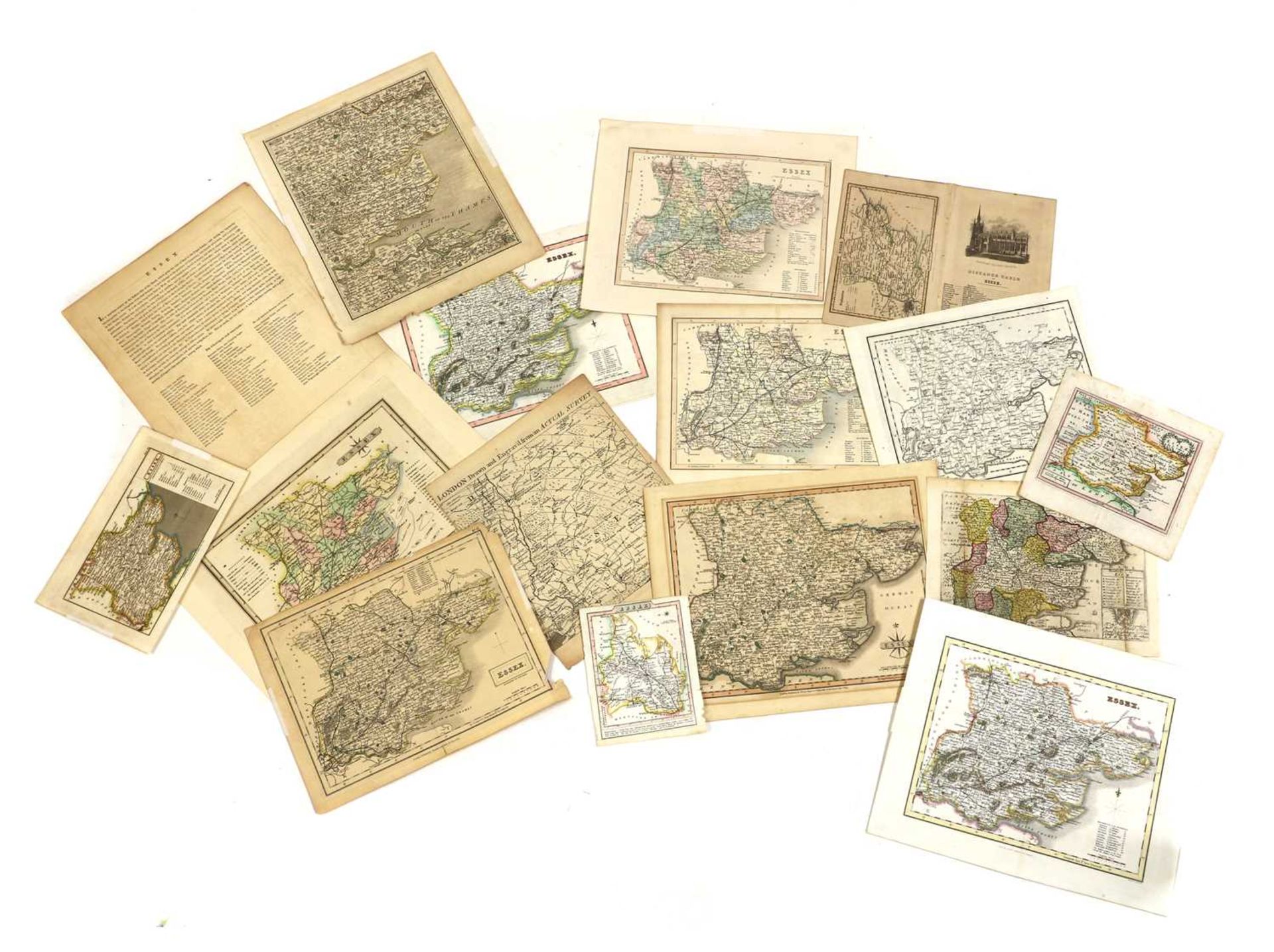 C35 loose MAPS OF ESSEX (18th. & 19th. Century) - Bild 3 aus 3