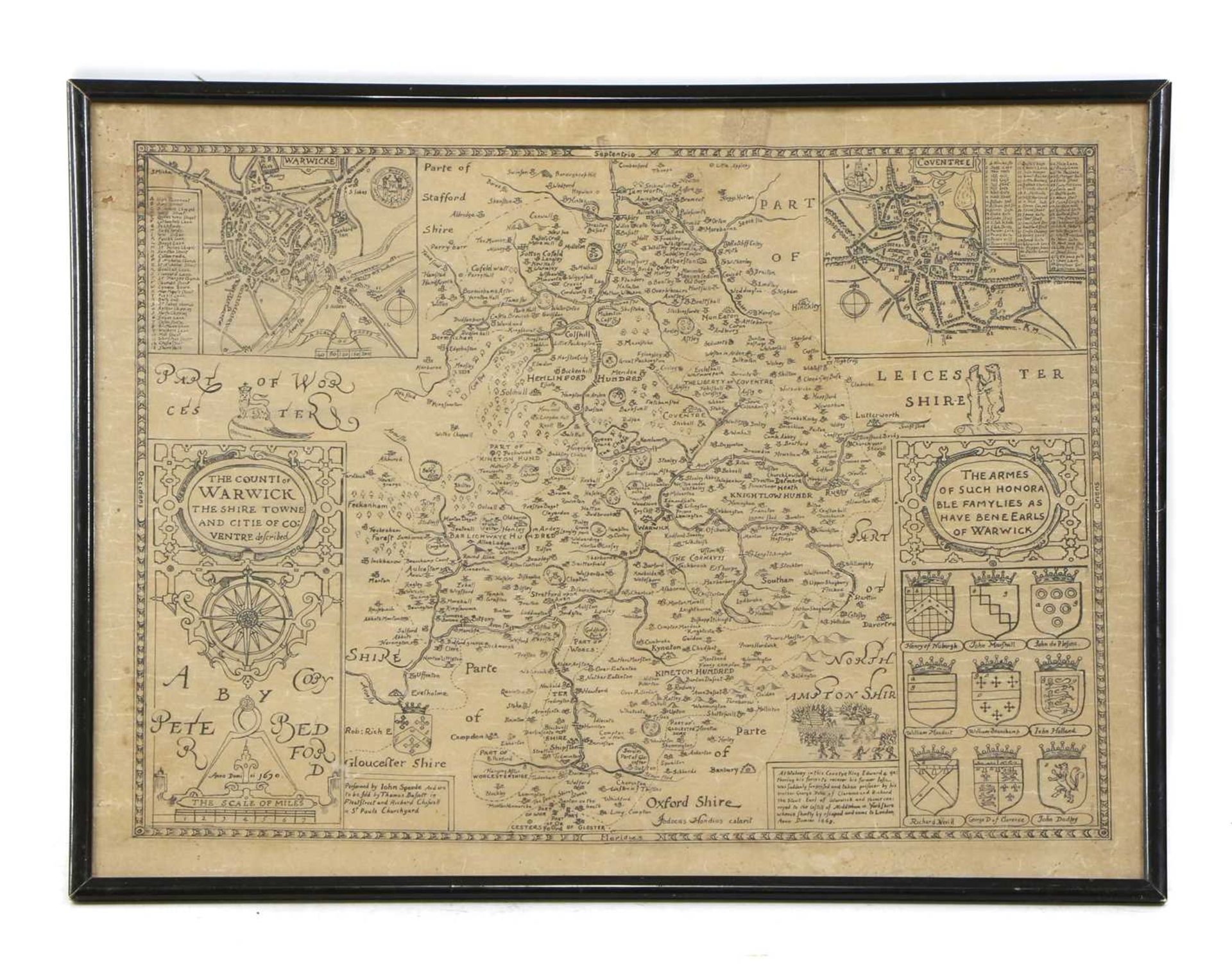 A map of Warwickshire - Bild 2 aus 4