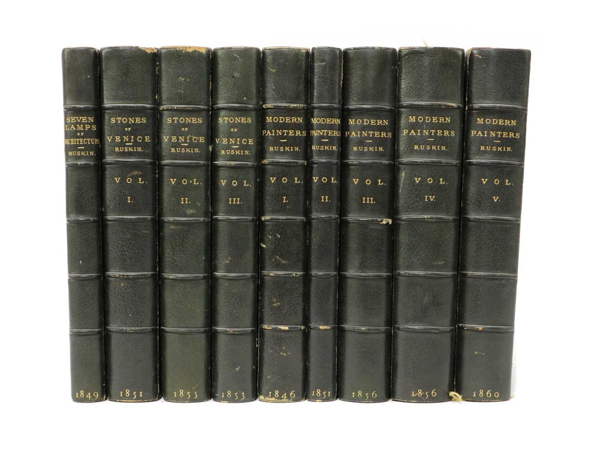 RUSKIN, John: THE STONES OF VENICE, in 3 vols.