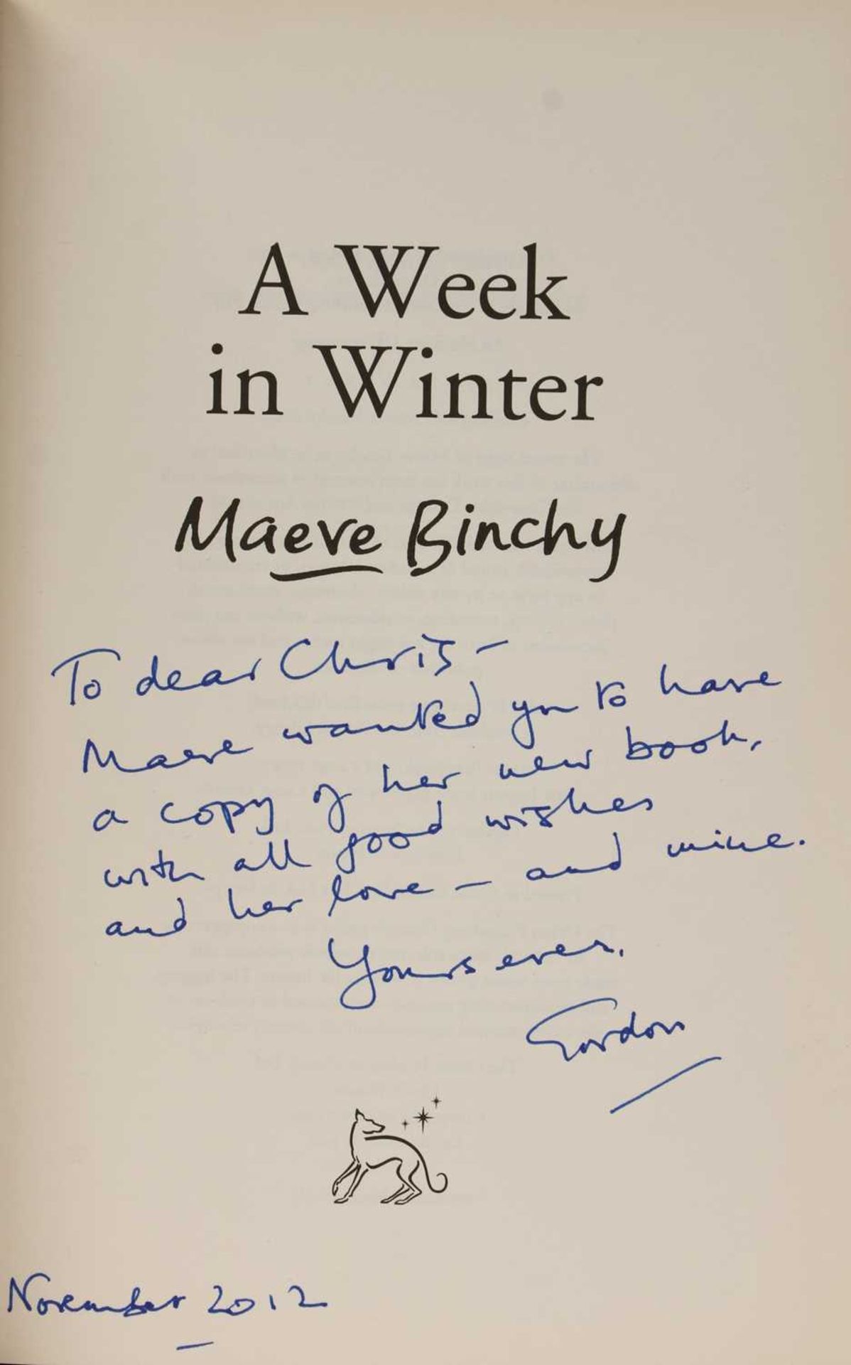 BINCHY, MAEVE: - Image 2 of 3