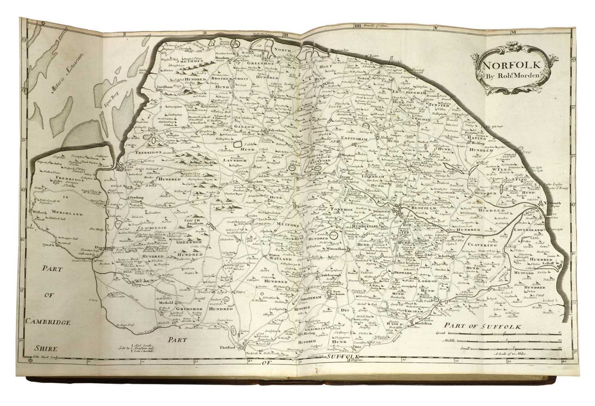 Camden, William; Maps by Robert Morden: - Image 3 of 7