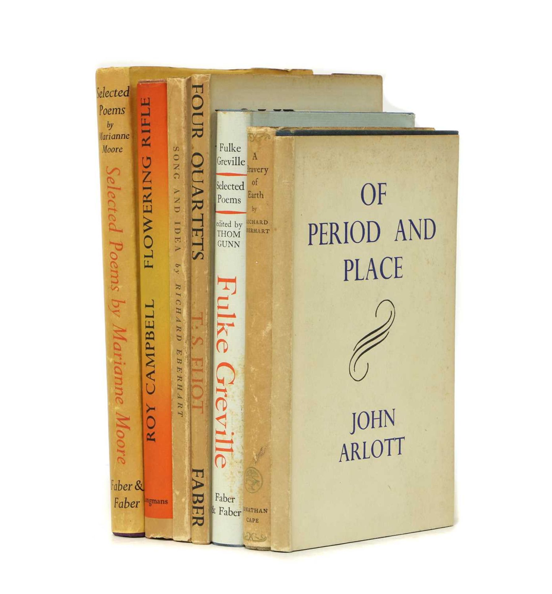 POETRY, First editions with DWs & VG copies: