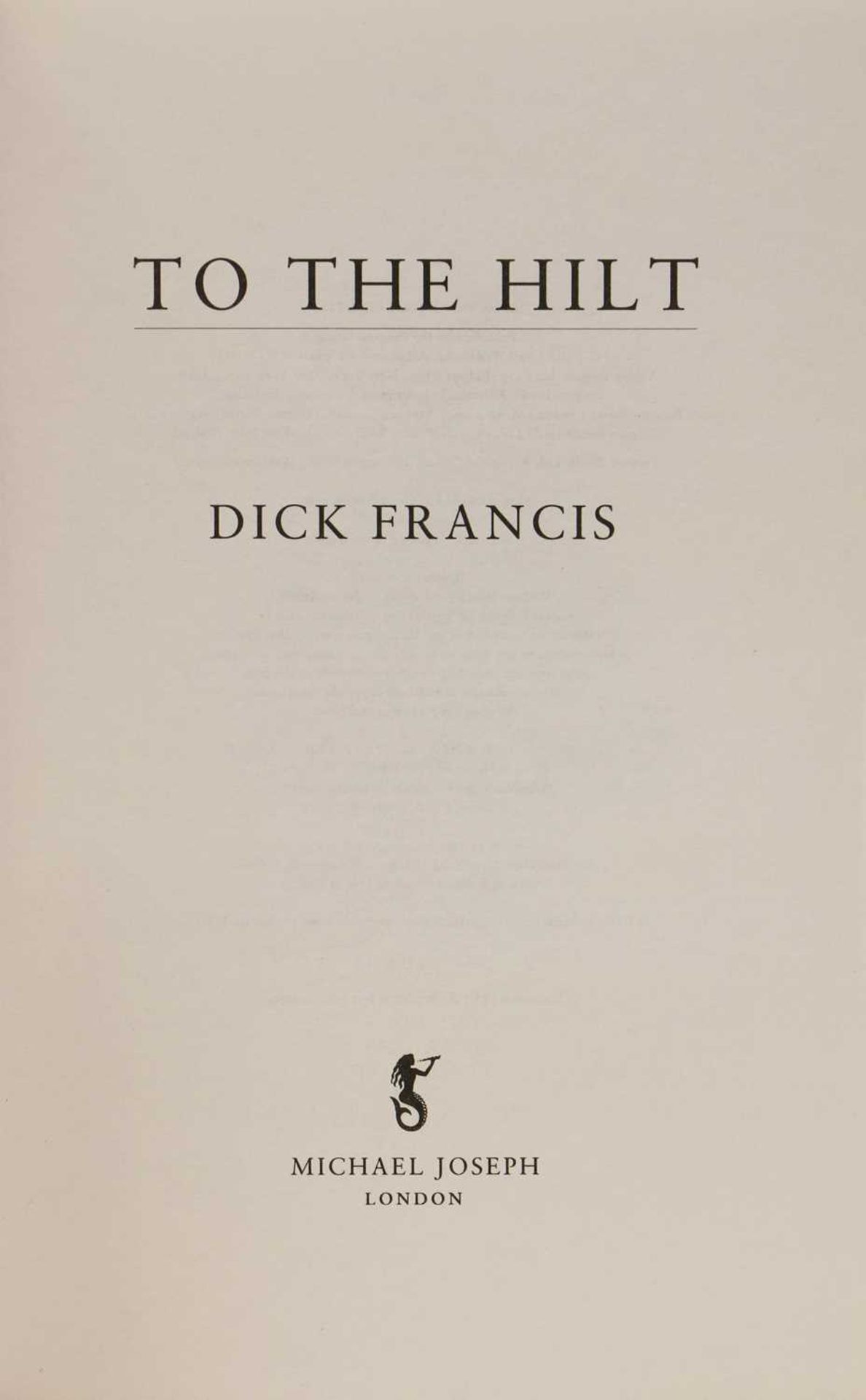 DICK FRANCIS - Image 4 of 4