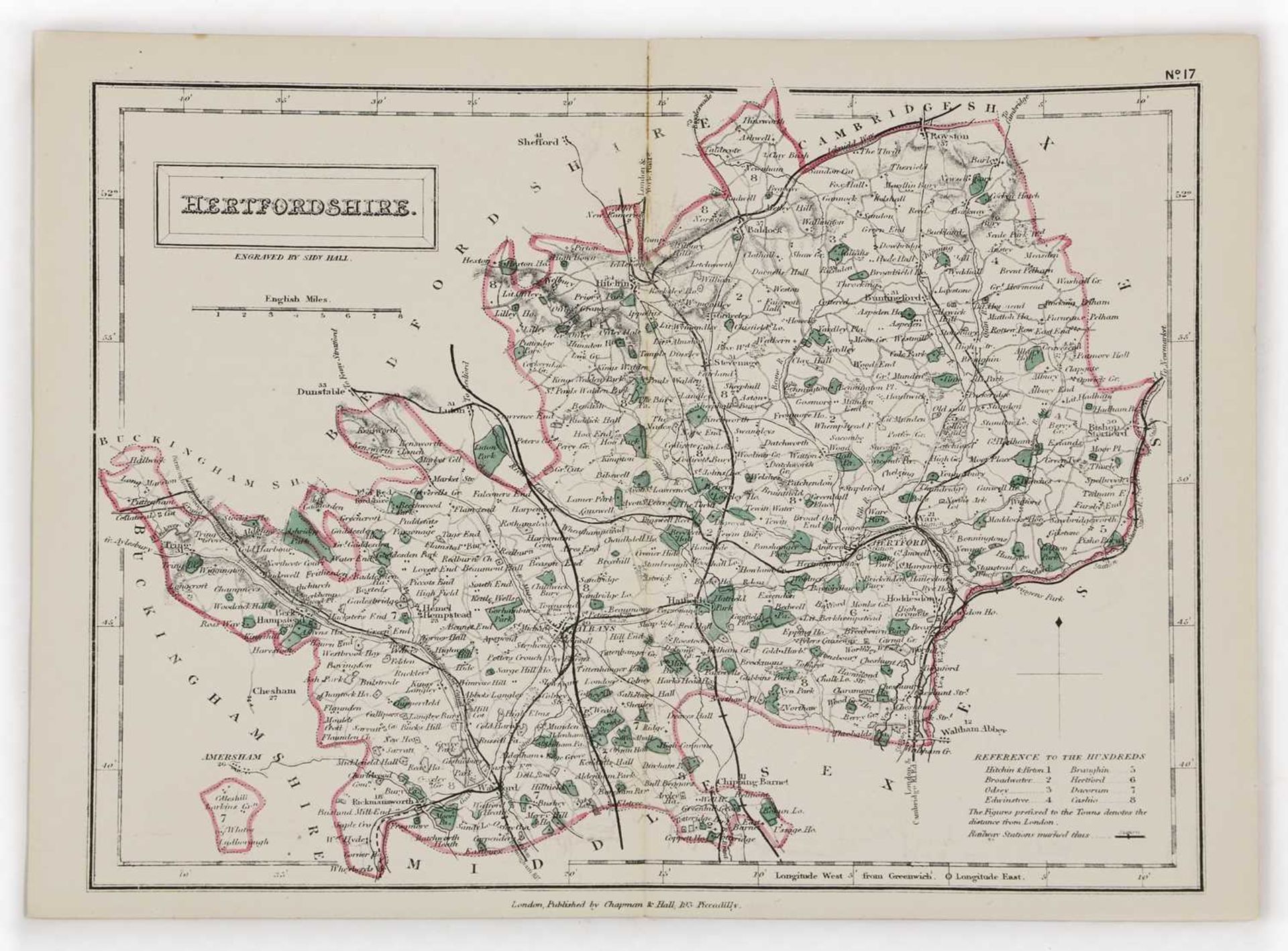 Folder with C32 loose MAPS OF HERTFORDSHIRE: - Image 2 of 4