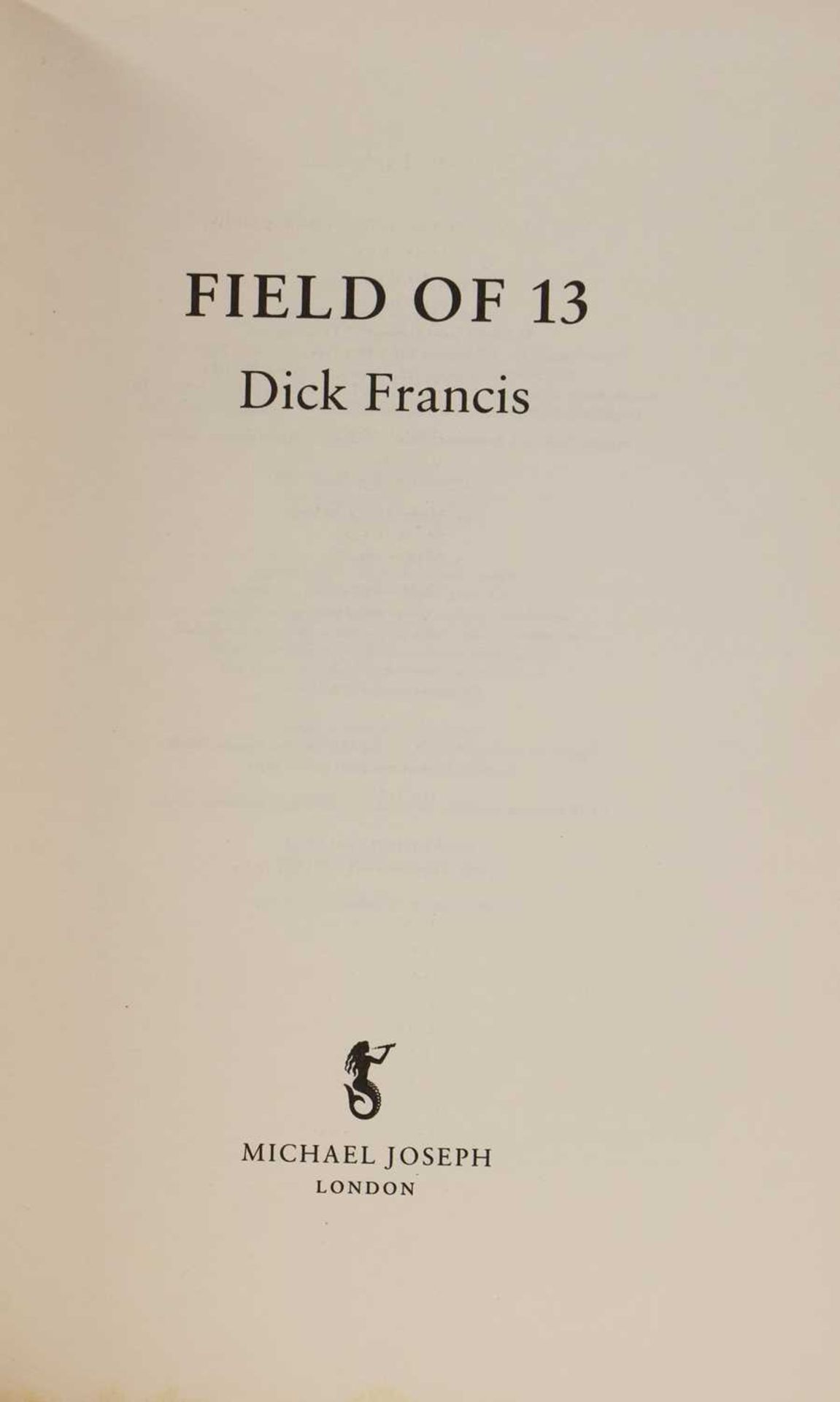 DICK FRANCIS - Image 3 of 4