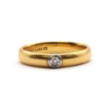 A 22ct gold wedding ring,