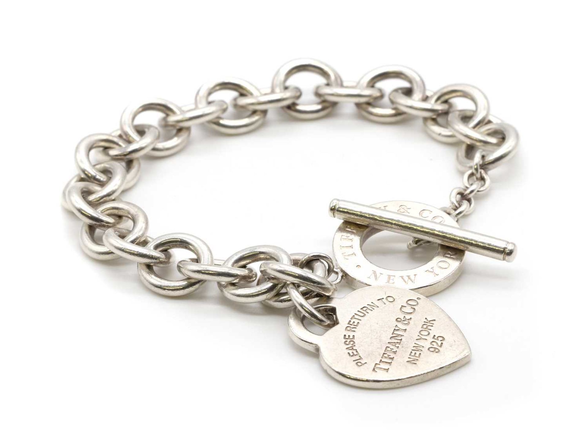 A silver bracelet, by Tiffany & Co.,