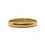 A 22ct gold wedding ring,