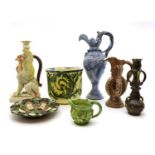 A collection of Castle Hedingham pottery