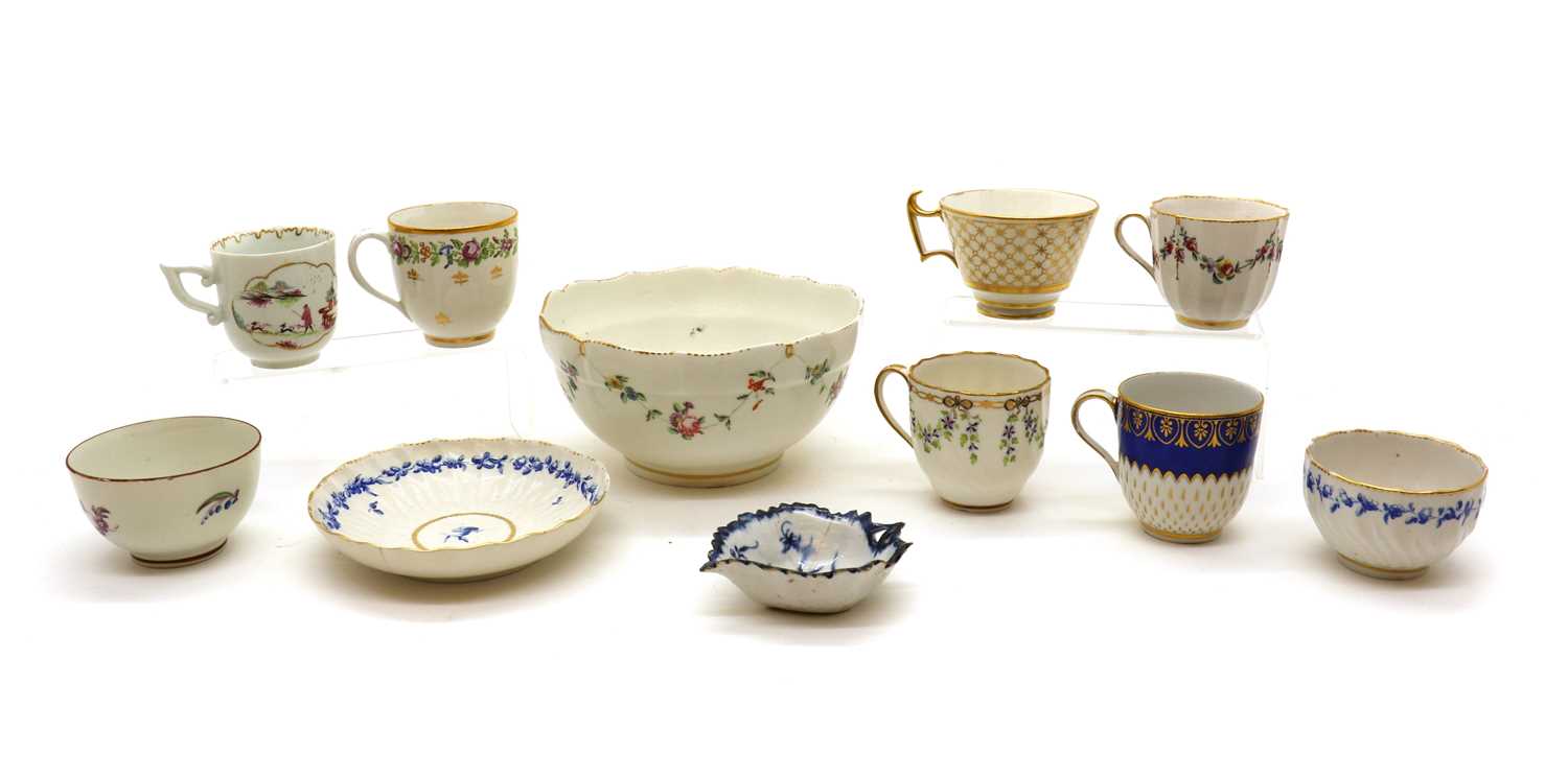 A collection of Derby porcelain tea wares - Image 2 of 3
