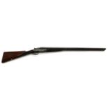 An Army & Navy 12-bore back action sidelock non-ejector, serial no. 11614,