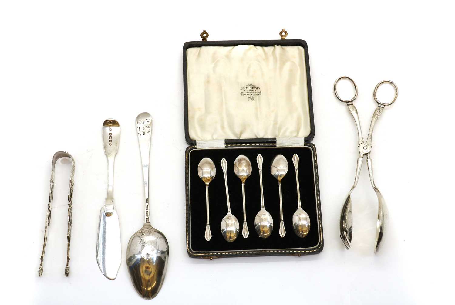 A collection of silver flatware - Image 2 of 3