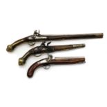 An Ottoman flintlock pistol