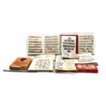 Five albums and stock books of all world stamps,