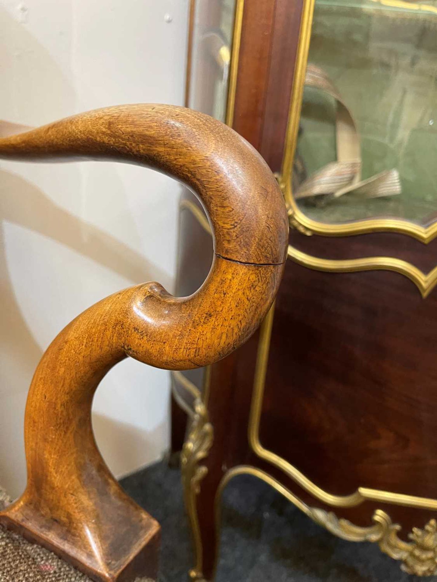 A pair of Queen Anne-style walnut armchairs, - Image 18 of 27