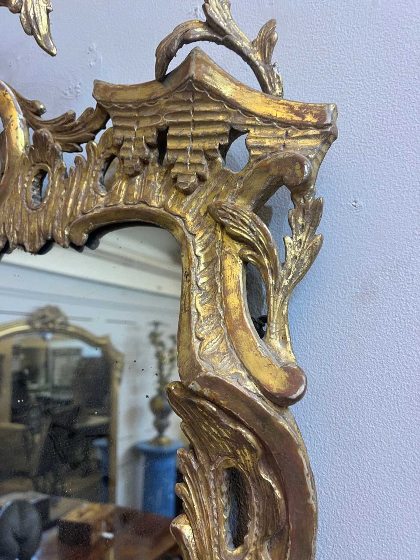 A giltwood pier mirror, - Image 11 of 30