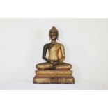 A gilt and lacquered bronze Rattanakosin Buddha,