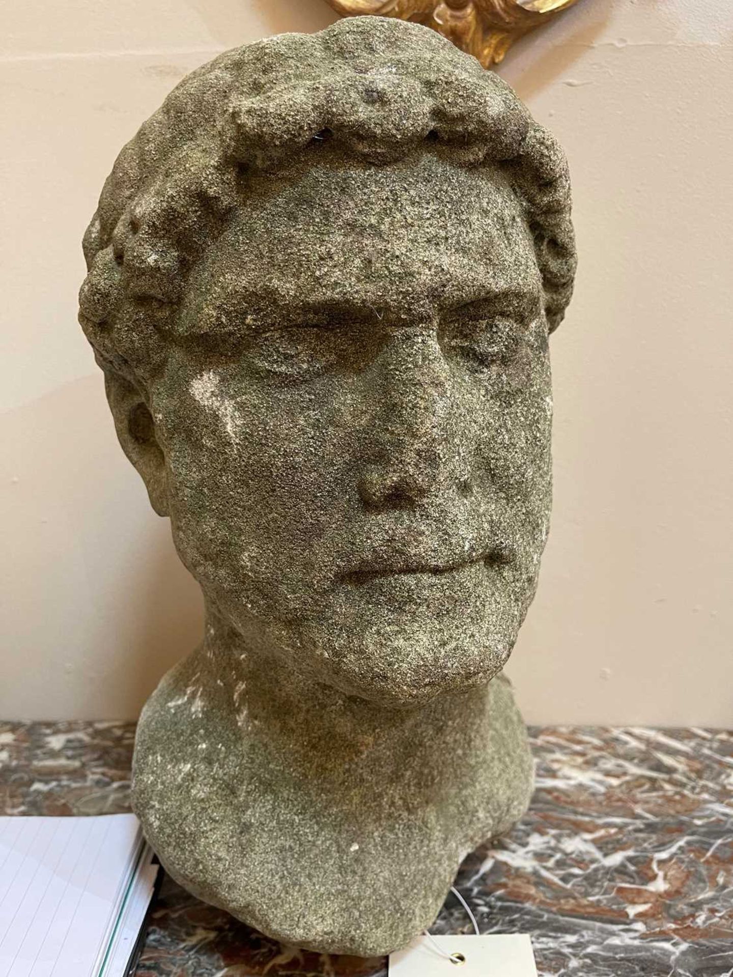 A composite stone bust after the antique, - Image 14 of 17