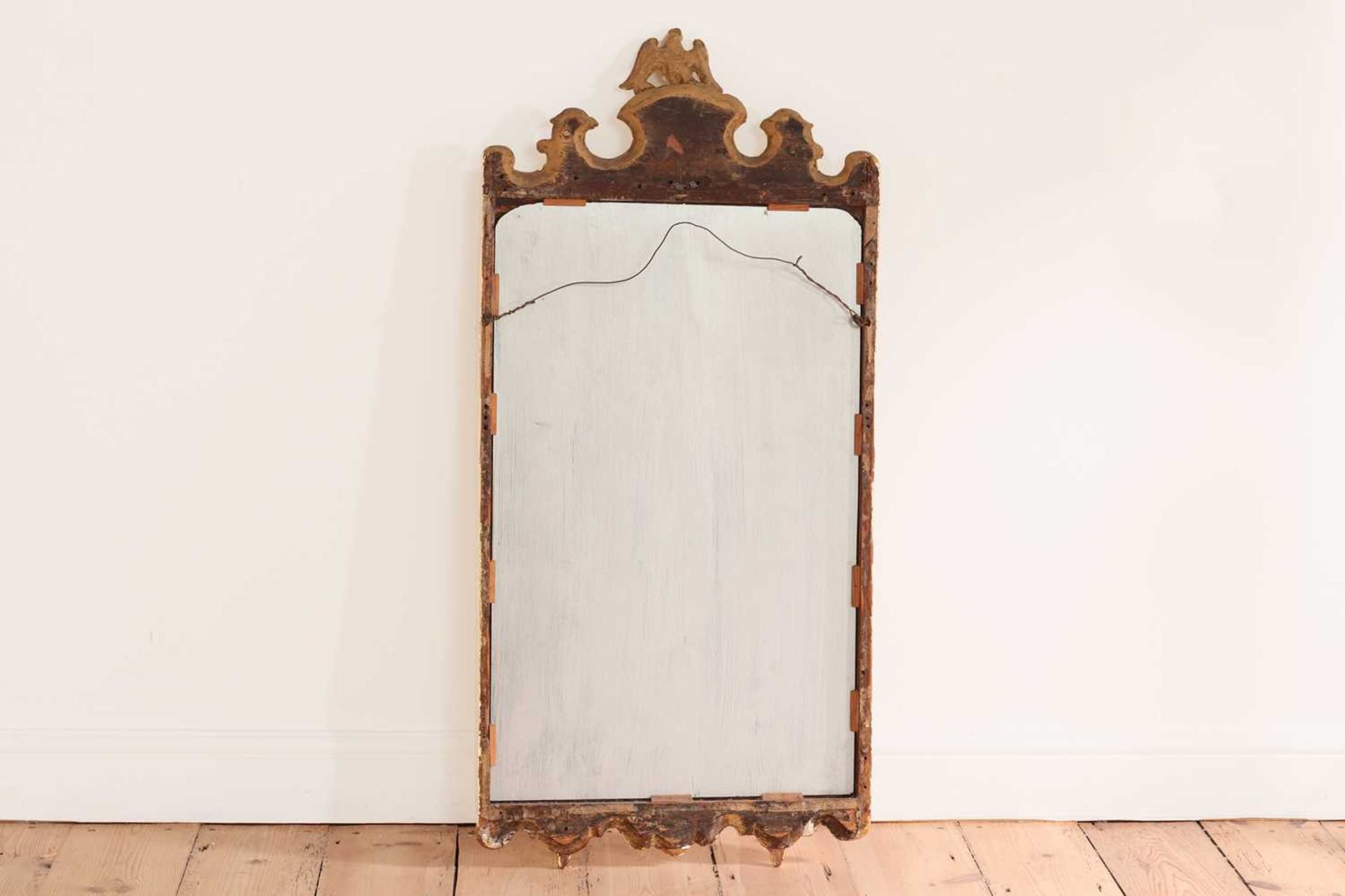 A George I gilt gesso girandole mirror, - Image 5 of 5