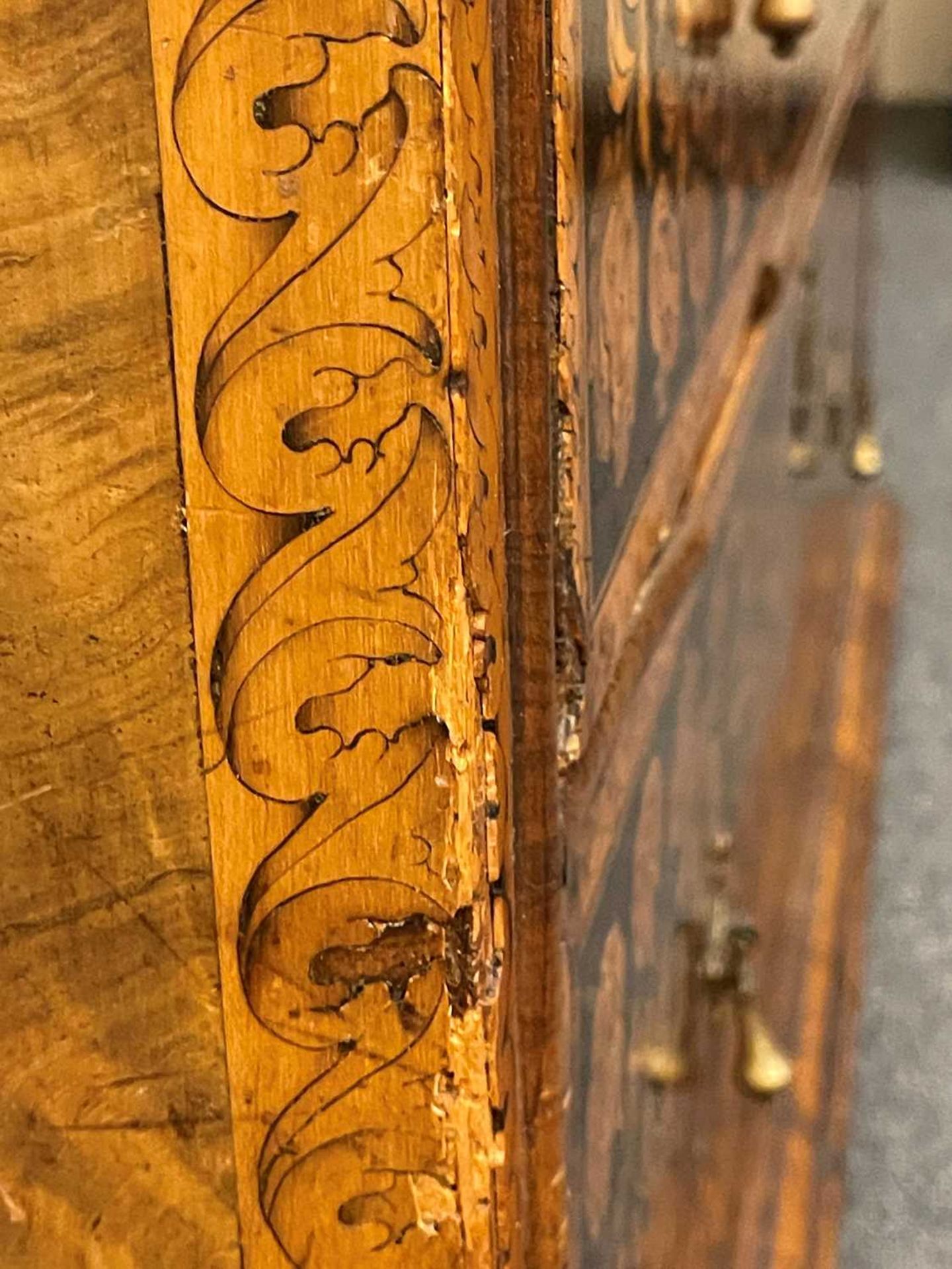 A William and Mary walnut and marquetry chest of drawers, - Image 34 of 74
