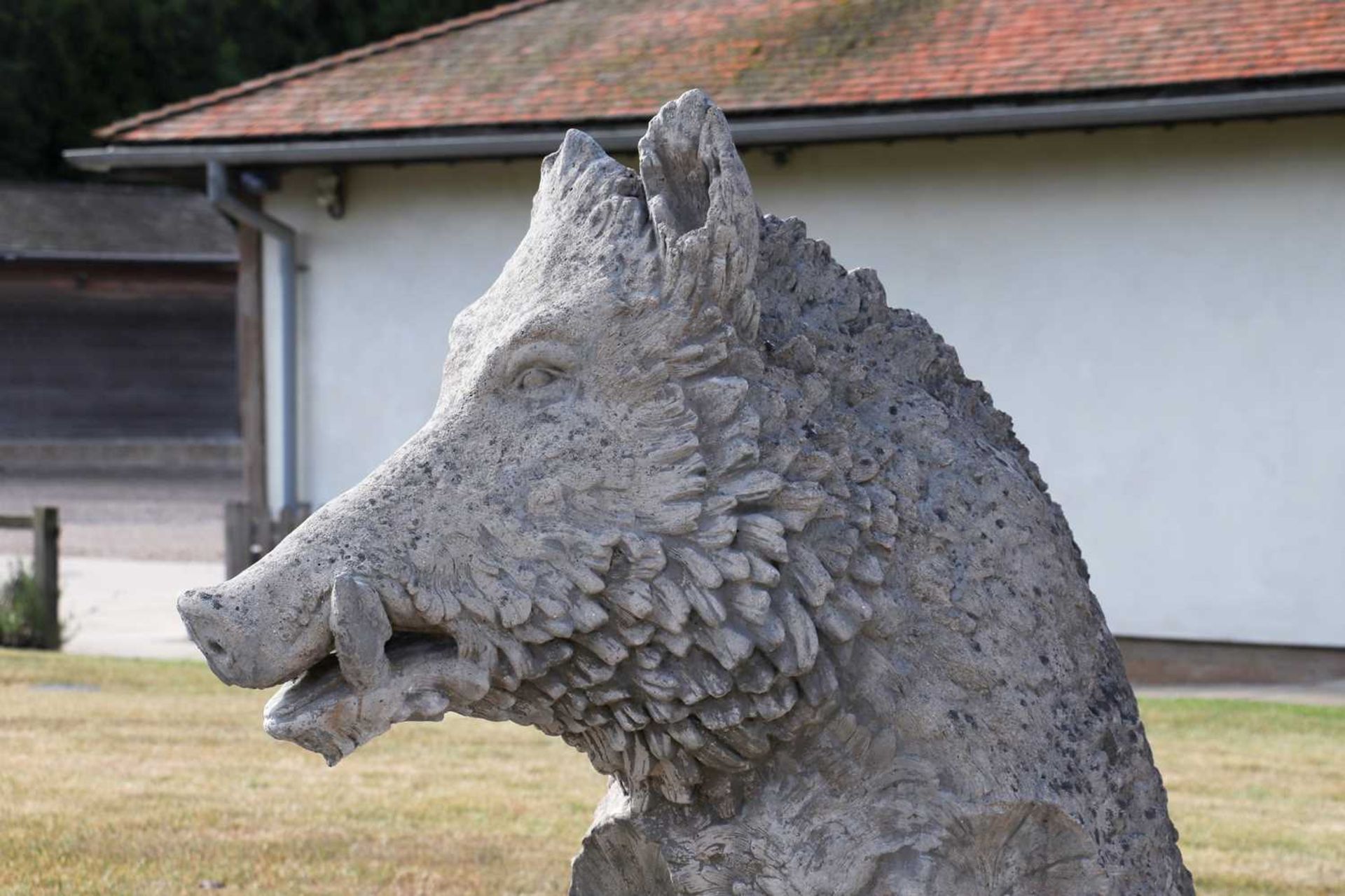 A Victorian composite stone model of the Uffizi Boar, called 'Il Porcellino', - Bild 9 aus 16