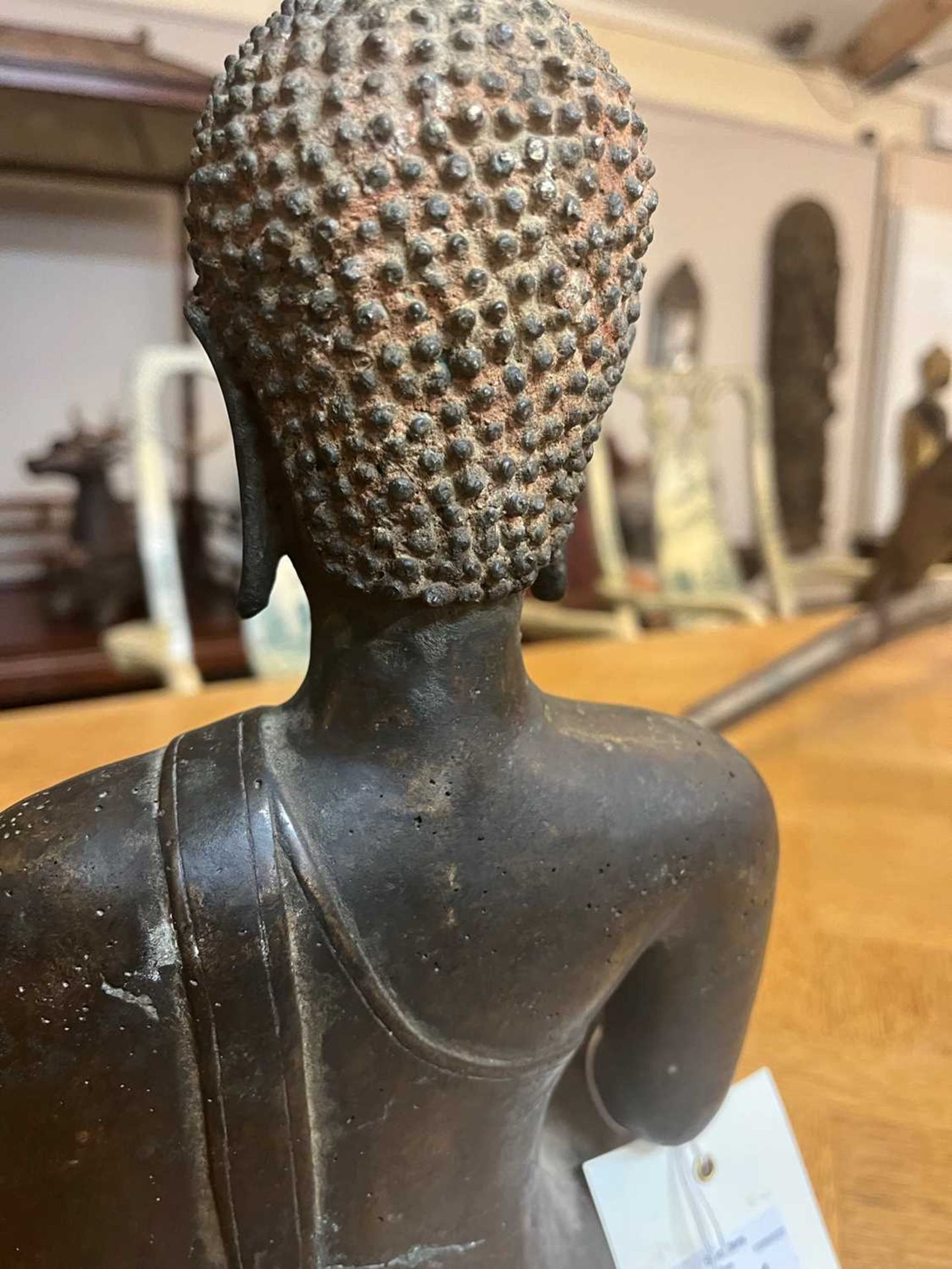 A bronze Sukhothai-style figure of Buddha Shakyamuni, - Image 11 of 18