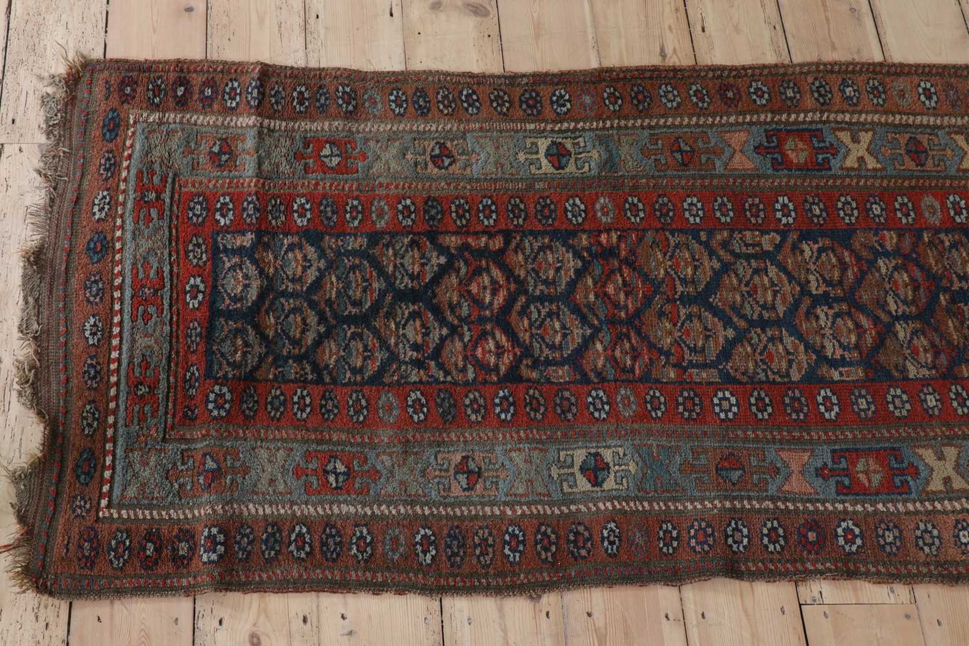 A Persian wool runner, - Image 4 of 4