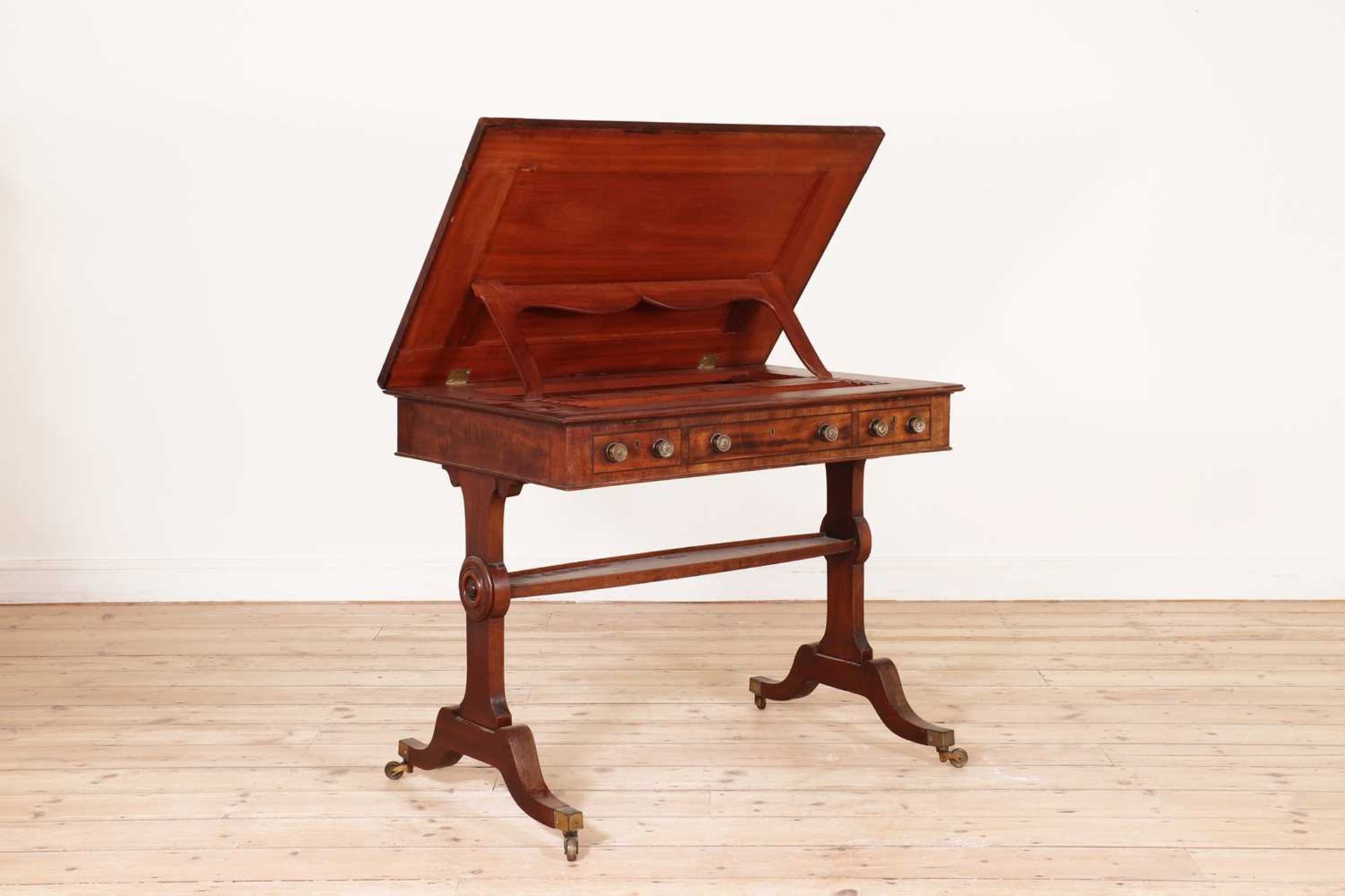 A Regency mahogany architect's table, - Image 4 of 6