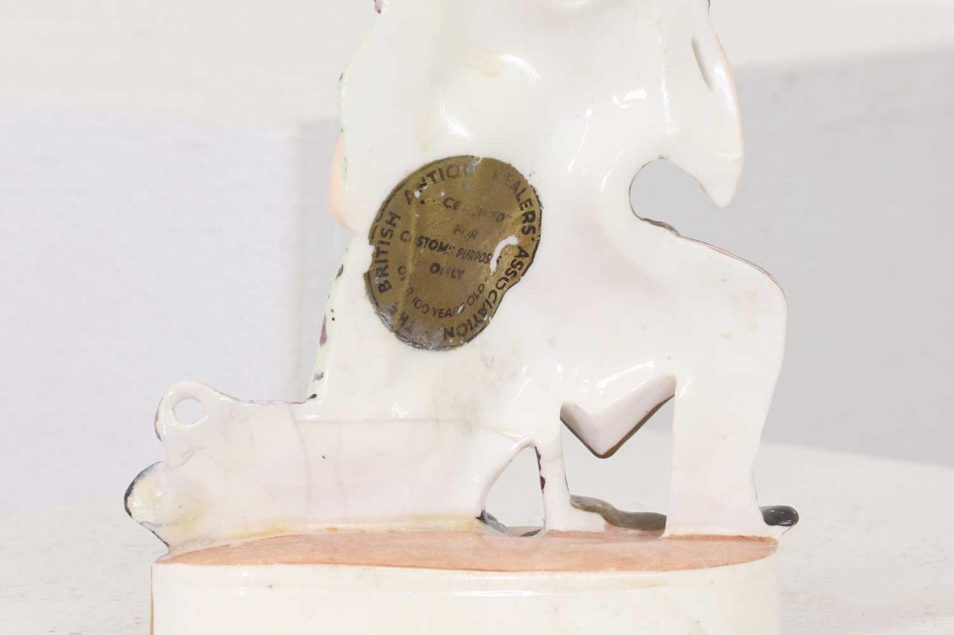 Five Minton bone china flatback figures, - Image 5 of 5